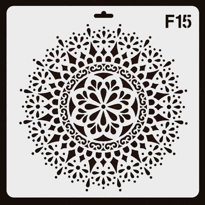 Craft Stencil 10x10 inch-F15