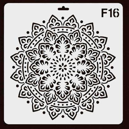Craft Stencil 10x10 inch-F16