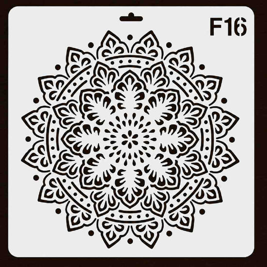 Craft Stencil 10x10 inch-F16