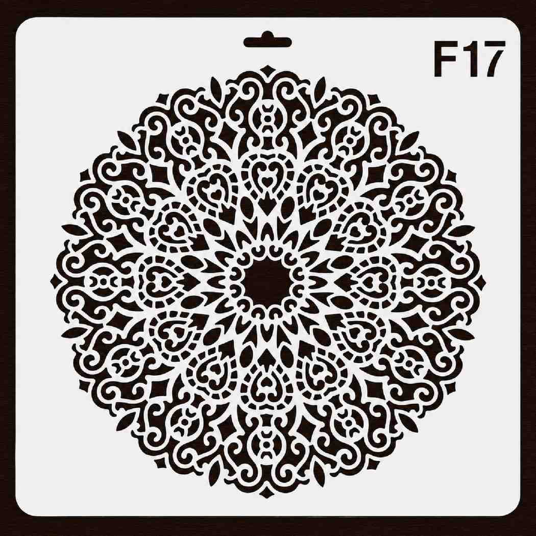 Craft Stencil 10x10 inch-F17