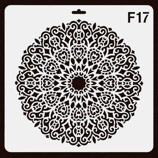 Craft Stencil 10x10 inch-F17