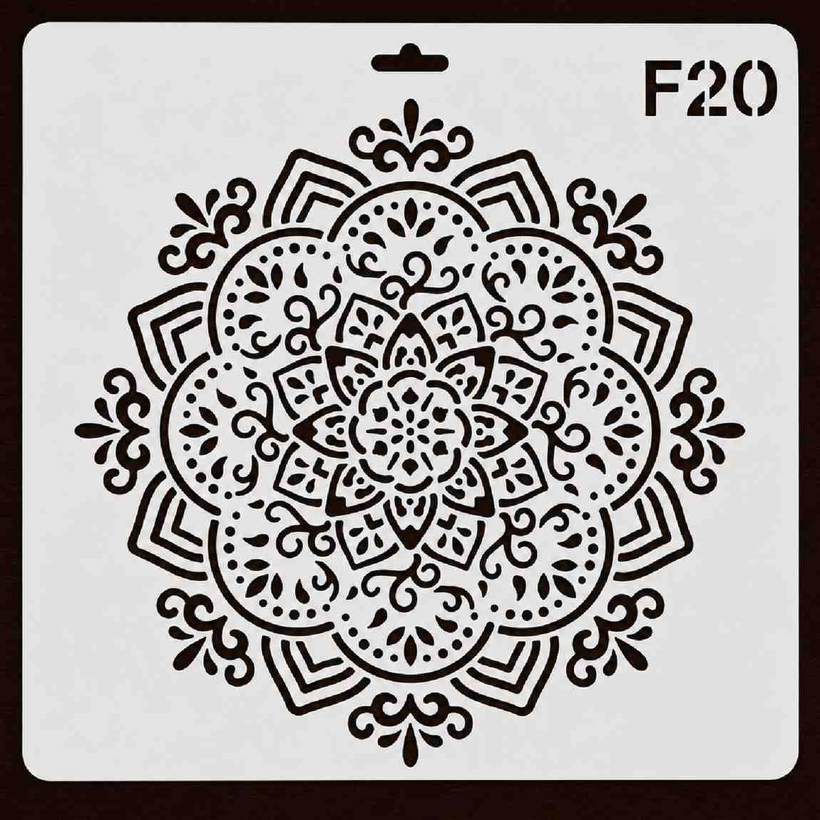 Craft Stencil 10x10 inch-F20