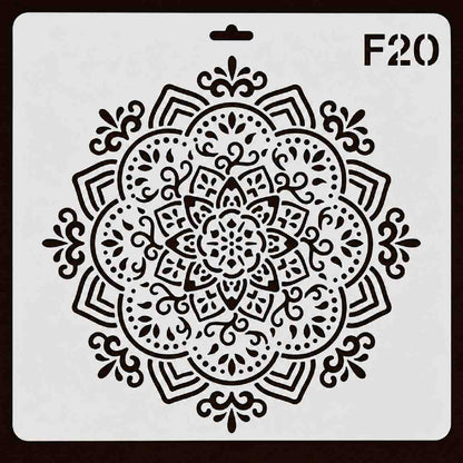 Craft Stencil 10x10 inch-F20