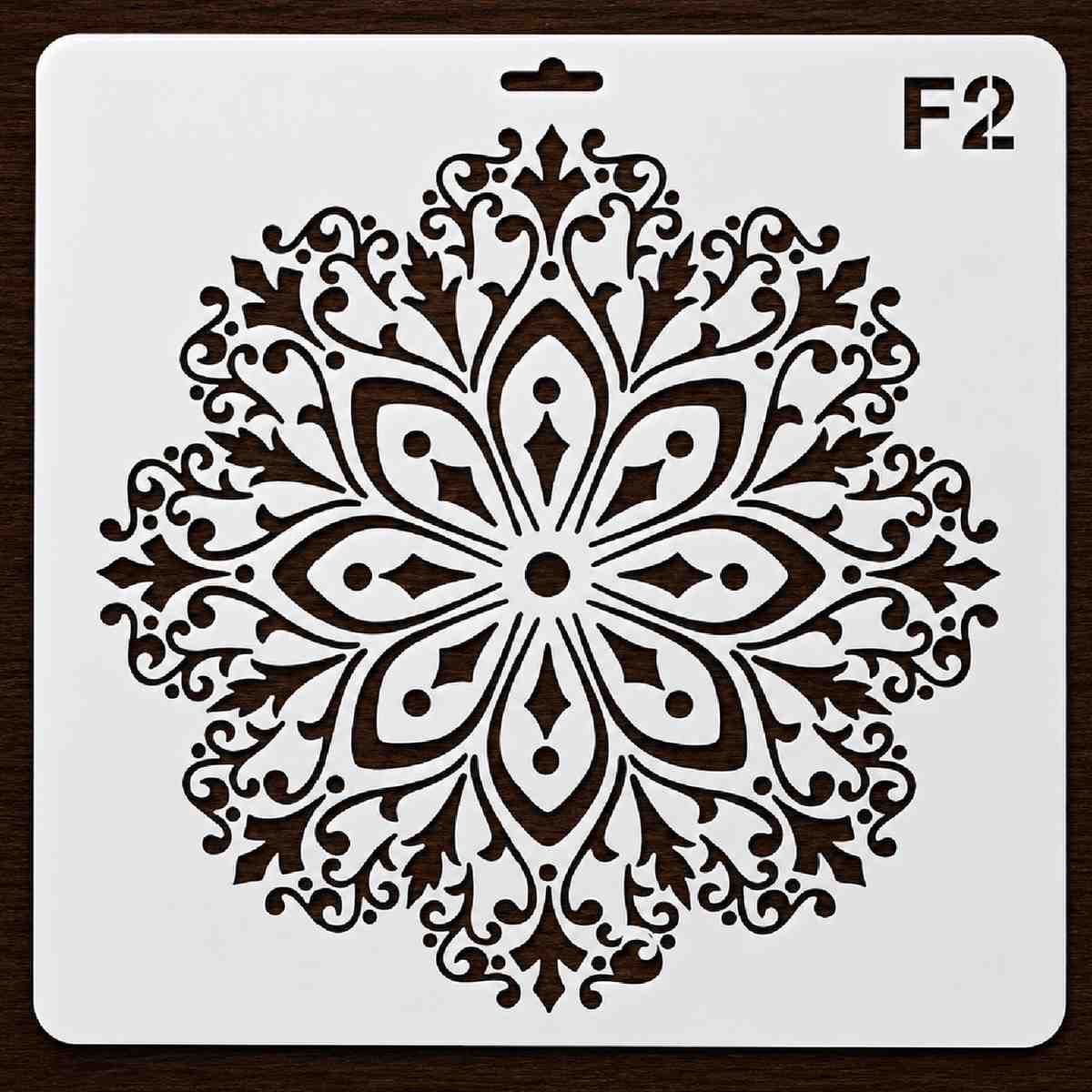 Craft Stencil 10x10 inch-F2