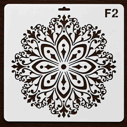 Craft Stencil 10x10 inch-F2