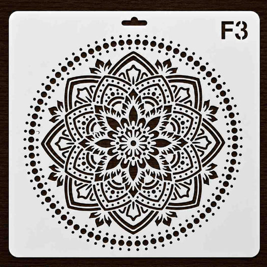 Craft Stencil 10x10 inch-F3