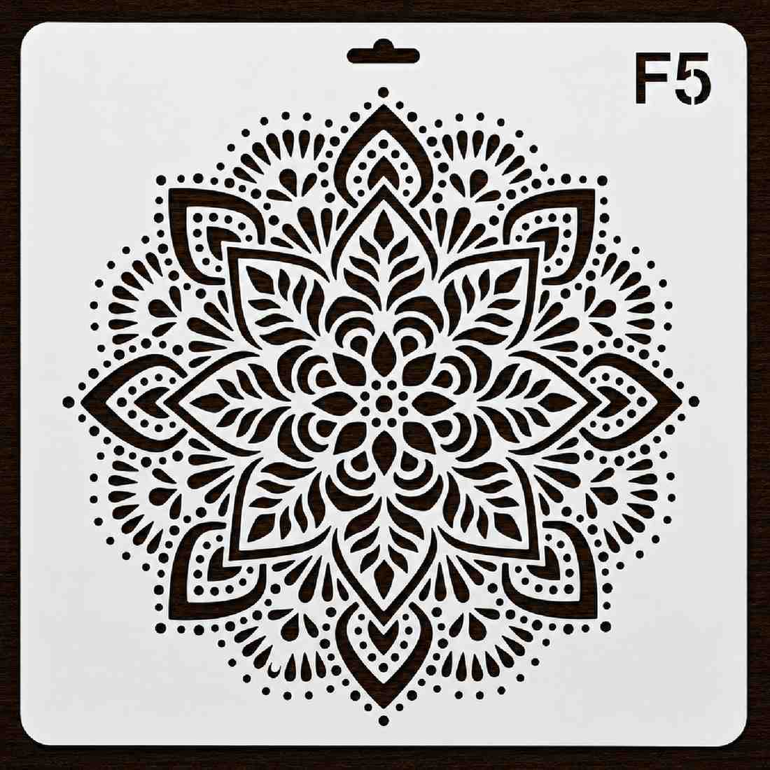 Craft Stencil 10x10 inch-F5