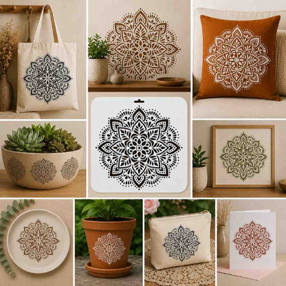 Craft Stencil 10x10 inch-F5