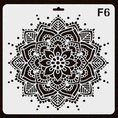 Craft Stencil 10x10 inch-F6