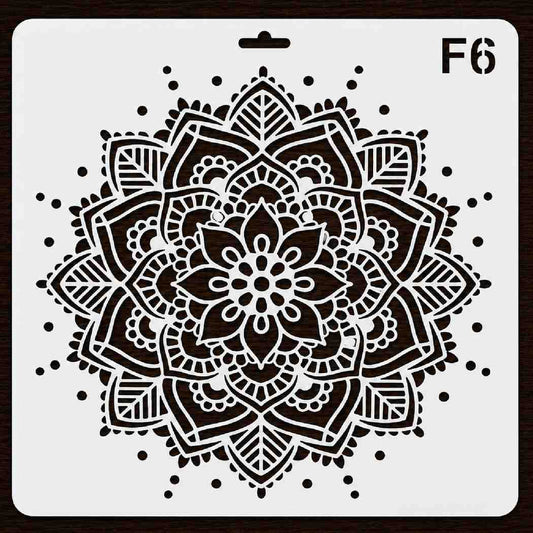Craft Stencil 10x10 inch-F6