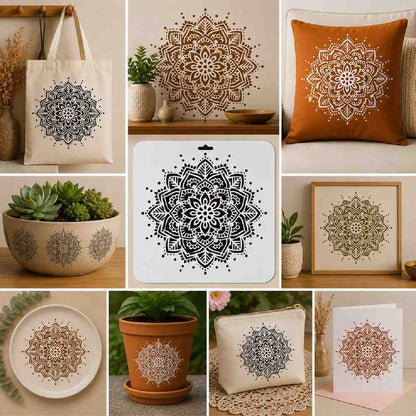 Craft Stencil 10x10 inch-F6