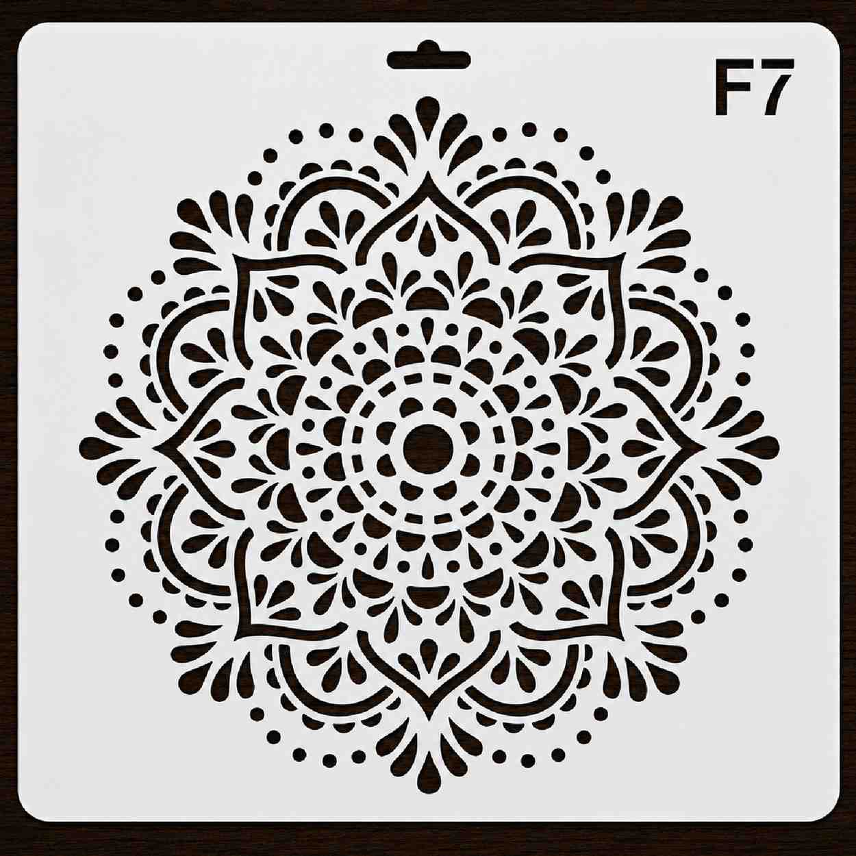 Craft Stencil 10x10 inch-F7