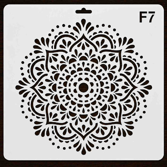 Craft Stencil 10x10 inch-F7