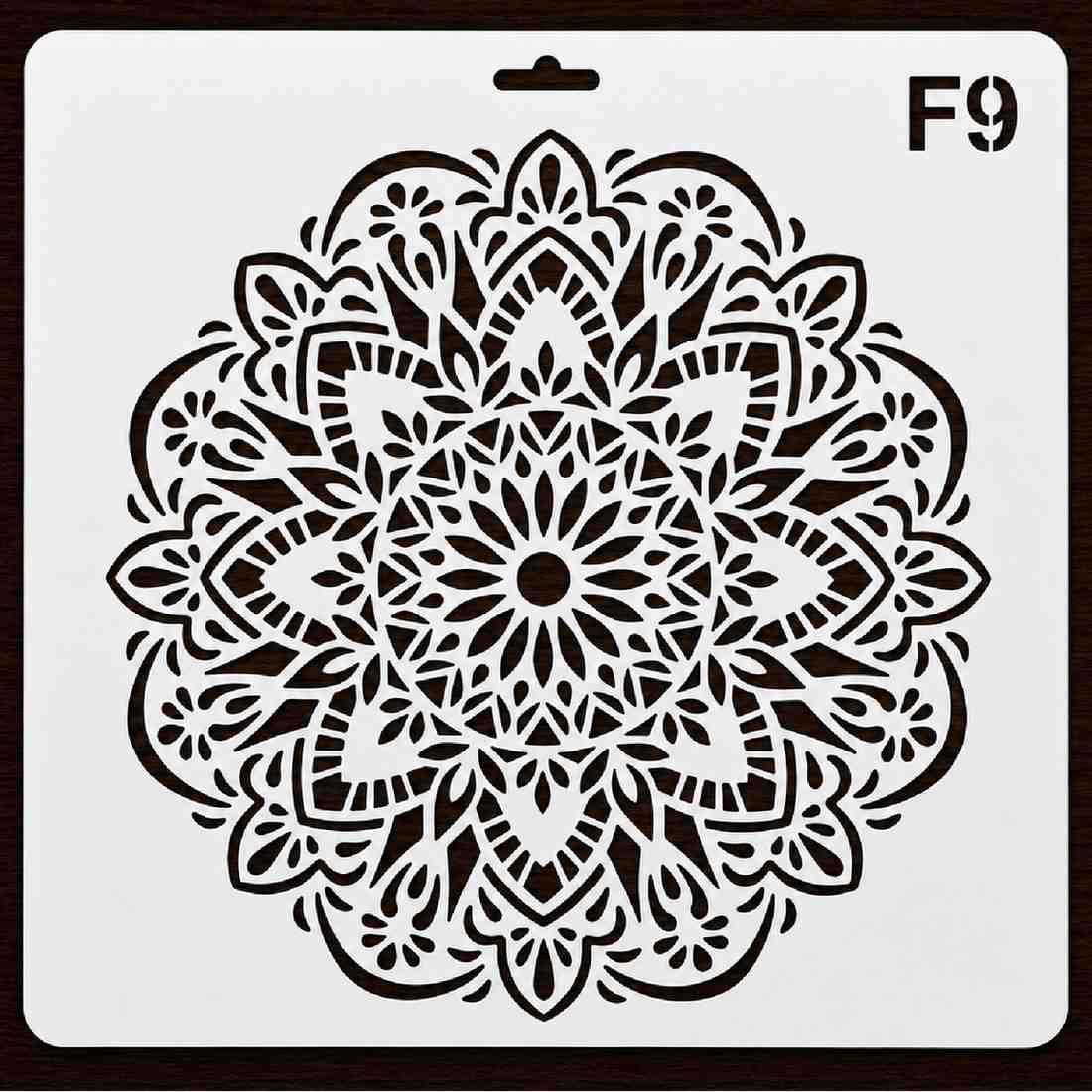 Craft Stencil 10x10 inch-F9