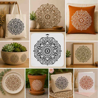 Craft Stencil 10x10 inch-F9