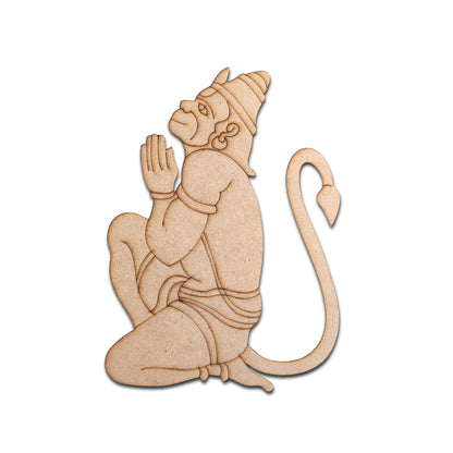 Pre Marked MDF Cutout Hanumanji Design-02