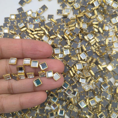 Kundan Stones - Mix Shapes & Sizes