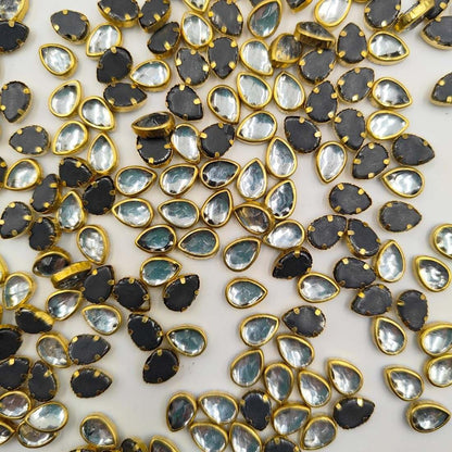 Kundan Stones - Mix Shapes & Sizes