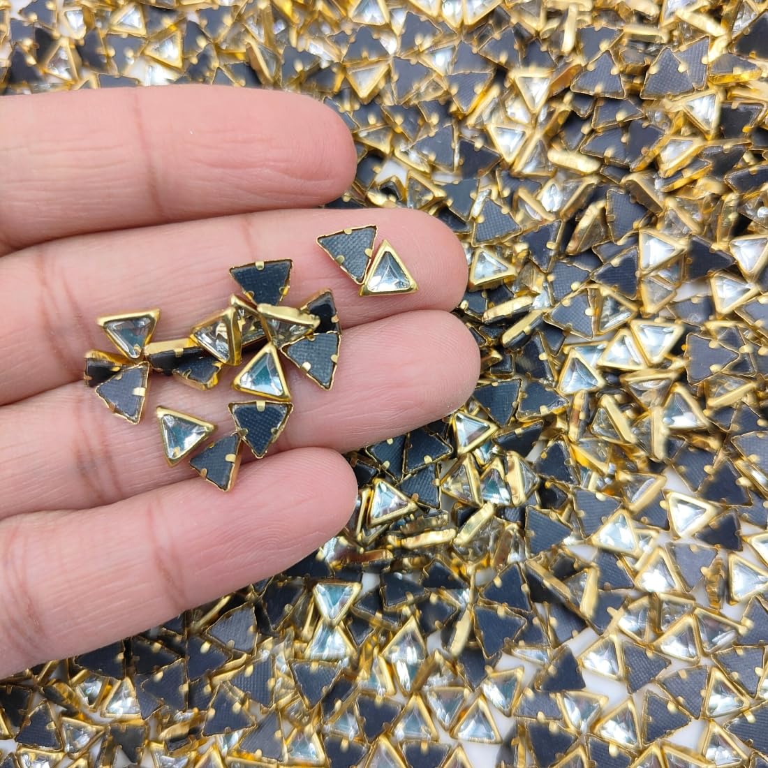 Kundan Stones - Mix Shapes & Sizes