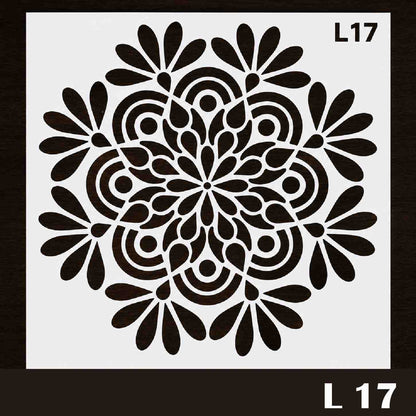 Craft Stencil 6x6 inch-L17