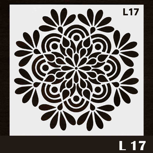 Craft Stencil 6x6 inch-L17