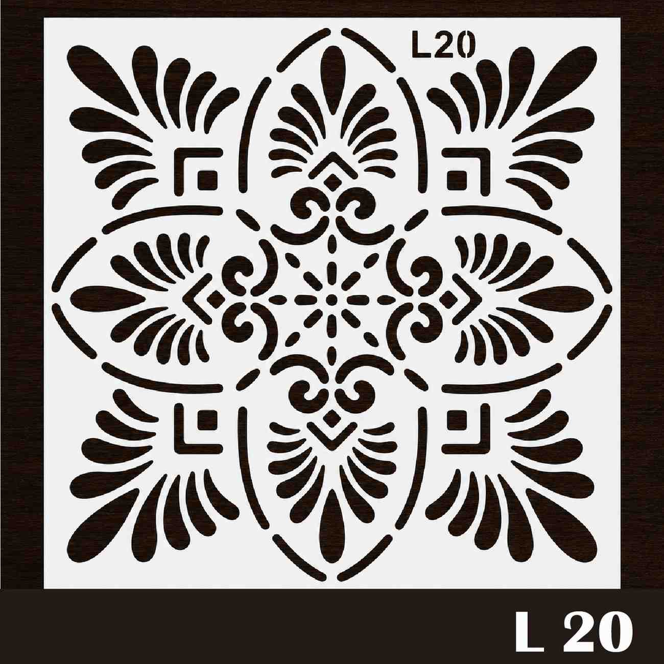 Craft Stencil 6x6 inch-L20