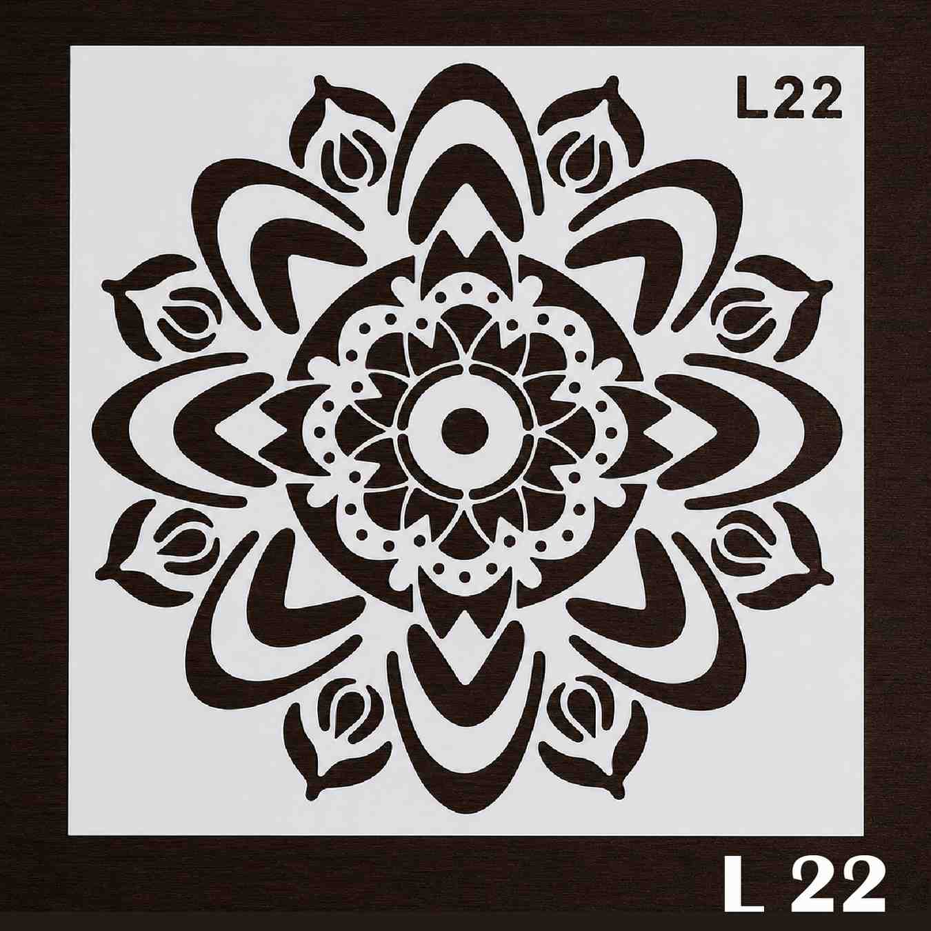 Craft Stencil 6x6 inch-L22