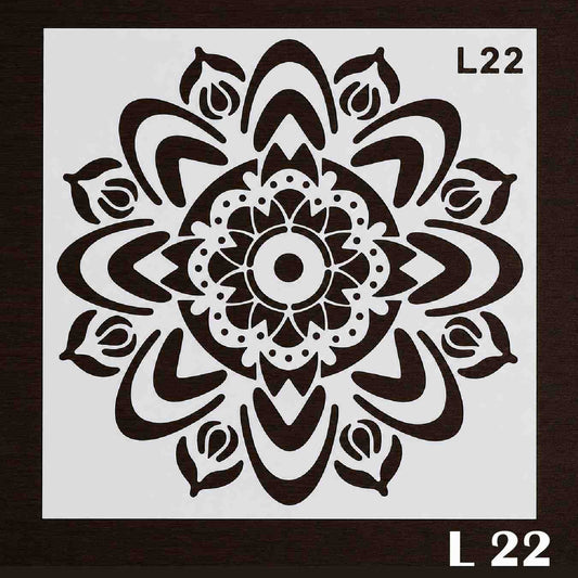 Craft Stencil 6x6 inch-L22