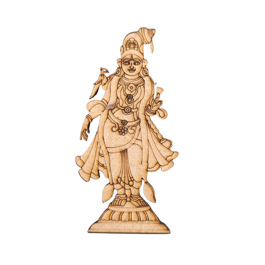 Pre Marked MDF Cutout Meenakshi Devi Design-02