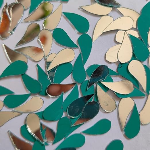 Glass Mirror- Paisley- 18mm