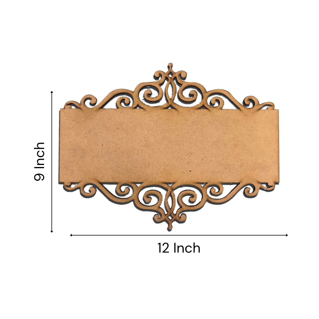 Rectangle Designer Name Plate Design-2