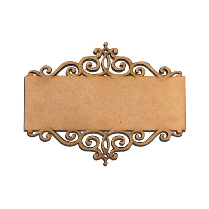 Rectangle Designer Name Plate Design-2