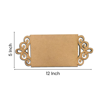 Rectangle Designer Name Plate Design-3