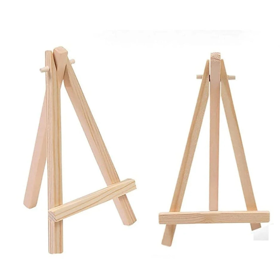 Mini Wood Display Easel Natural Craft Table Stand 6 inch x 4.5 inch