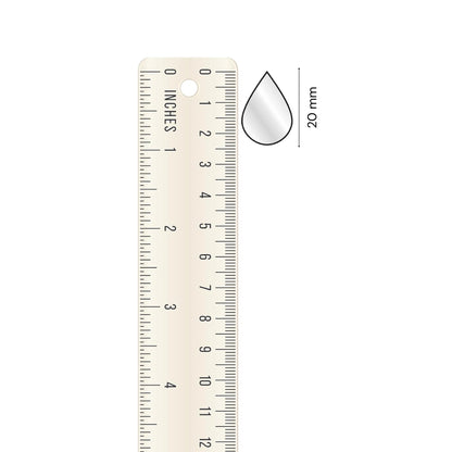 Glass Mirror- Tear Drop- 20MM