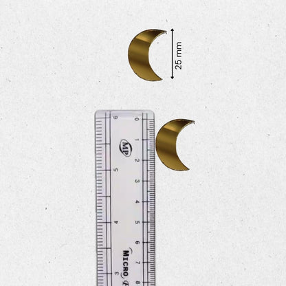 Golden Glass Mirror- Moon