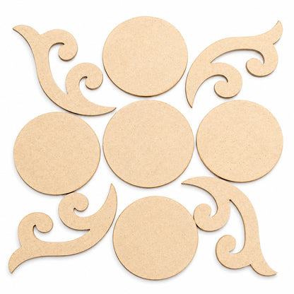MDF Rangoli Cutouts Design-23