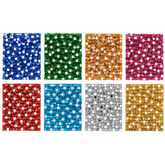 Square Rhinestones - Multi Color