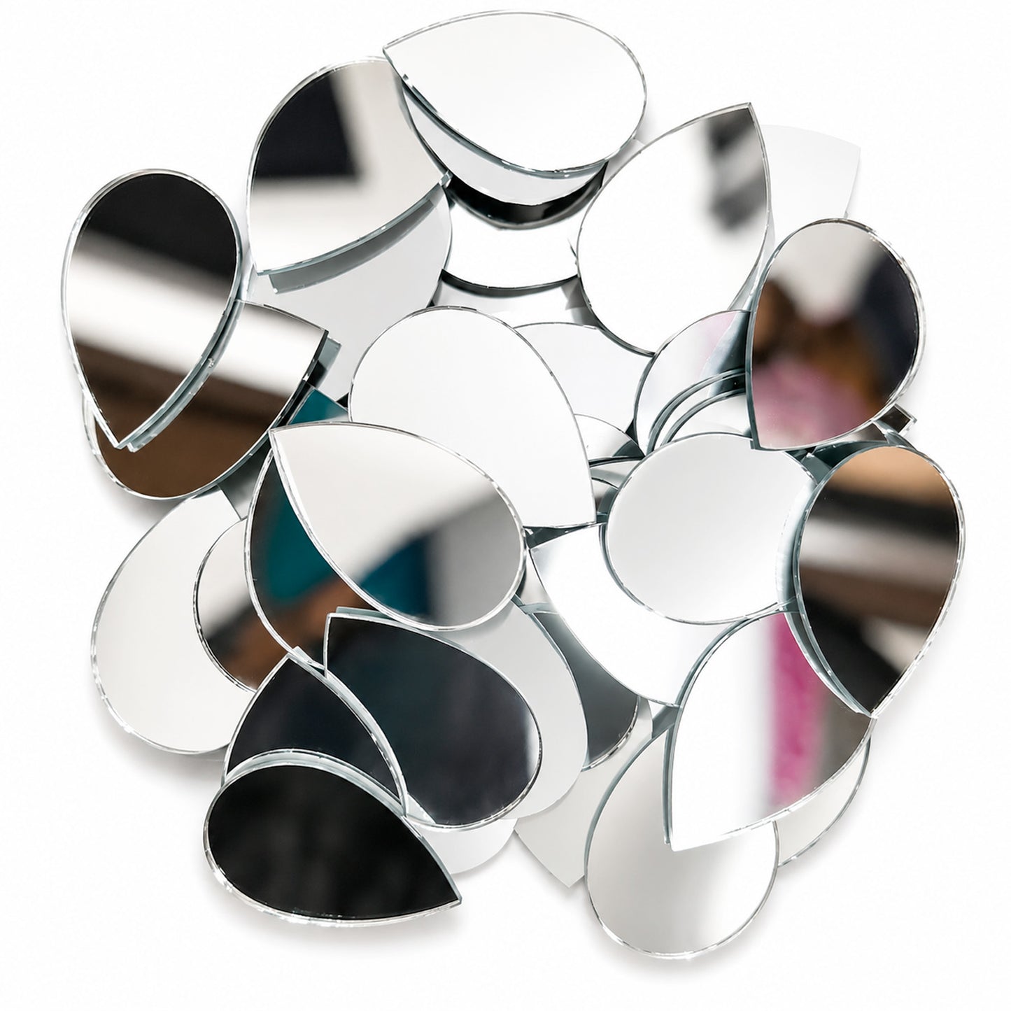 Glass Mirror- Tear Drop- 37MM