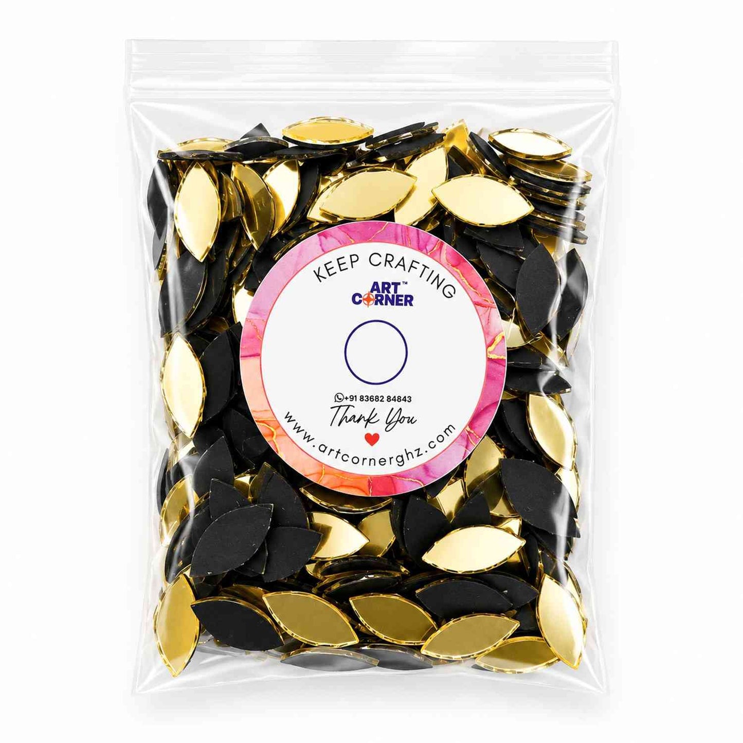 Golden Glass Mirror- Eye- 16MM
