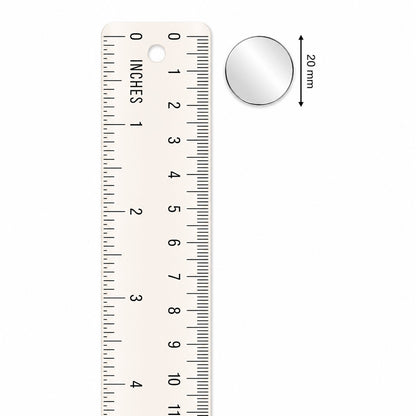 Glass Mirror- Round- 20MM