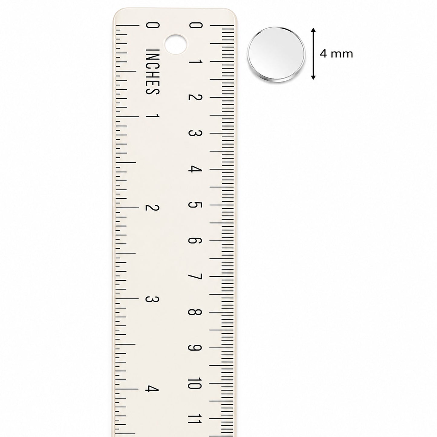 Glass Mirror- Round- 4MM