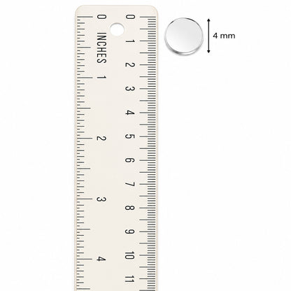 Glass Mirror- Round- 4MM