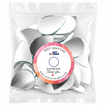 Glass Mirror- Tear Drop- 37MM