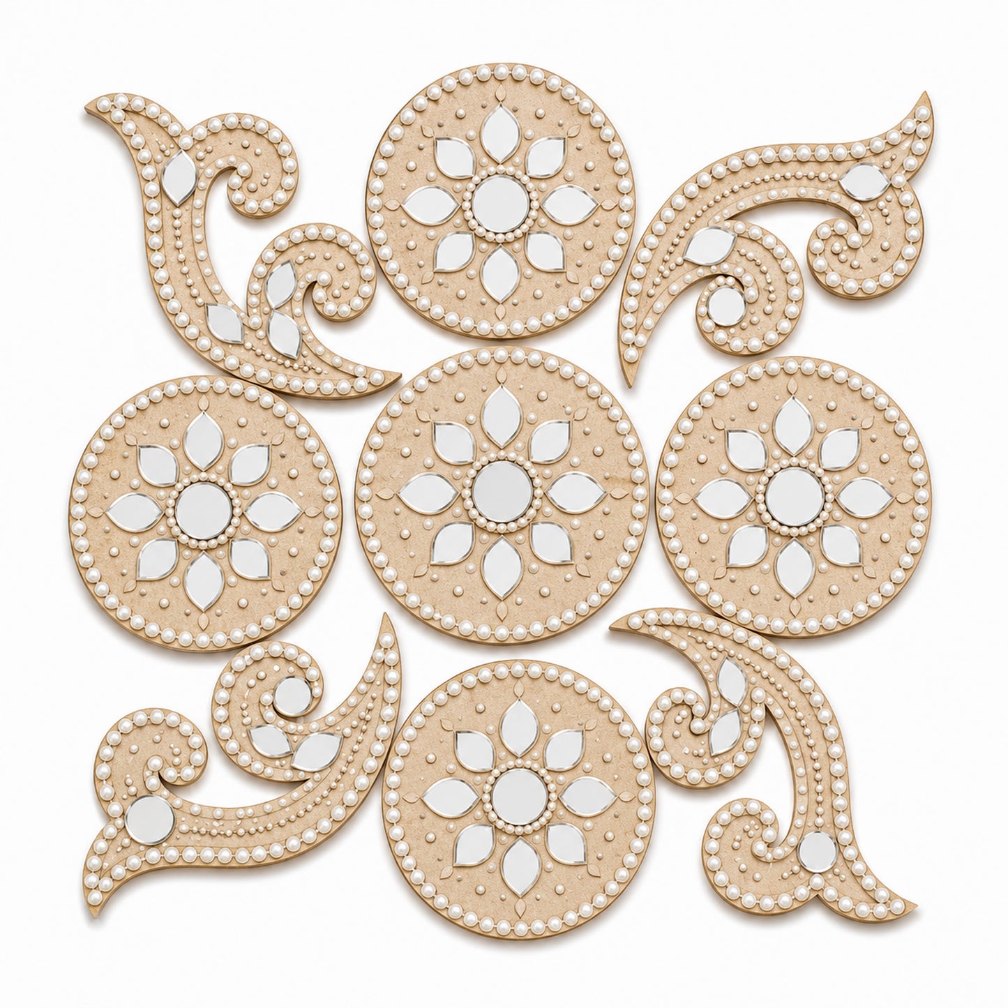 MDF Rangoli Cutouts Design-23
