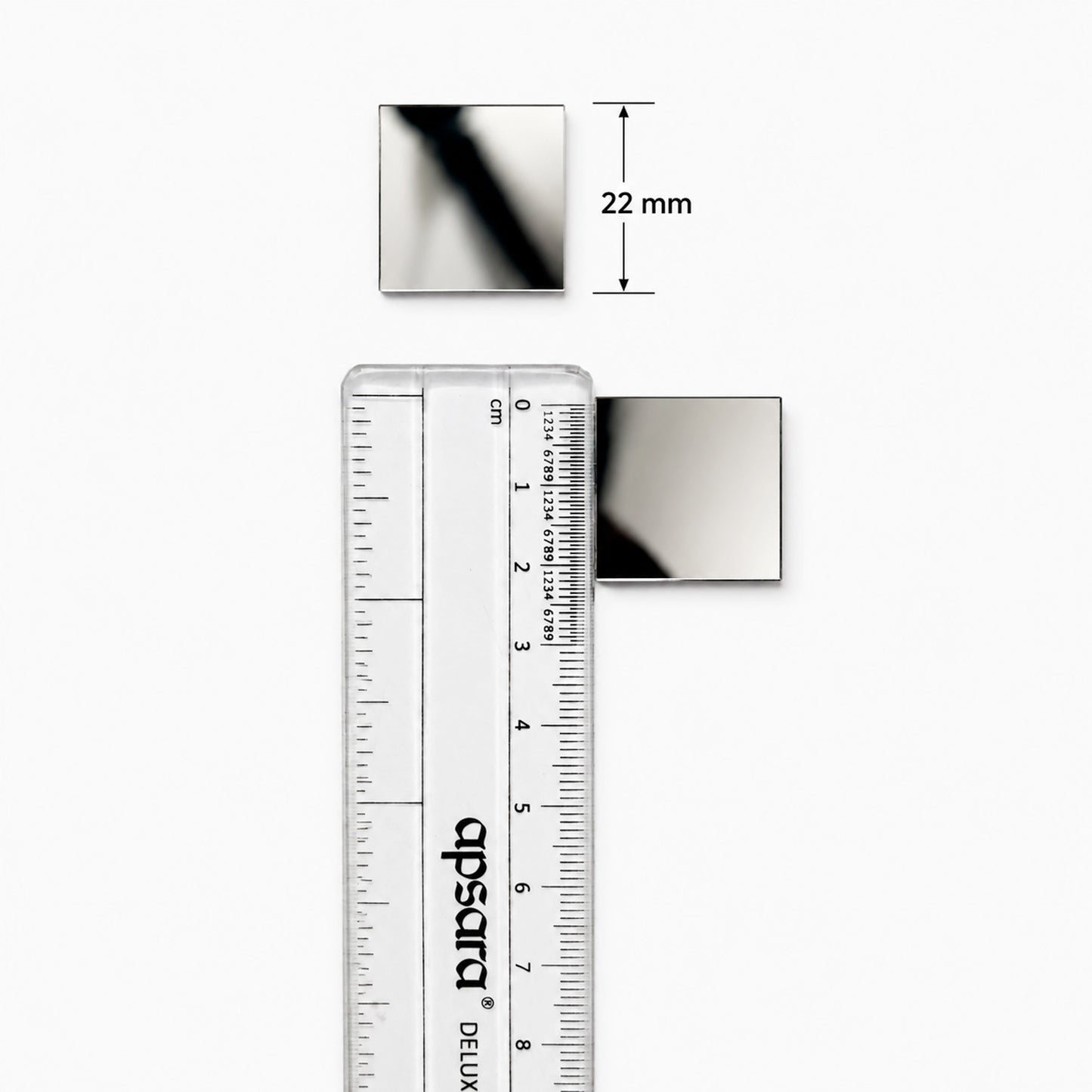 Glass Mirror- Square 22MM