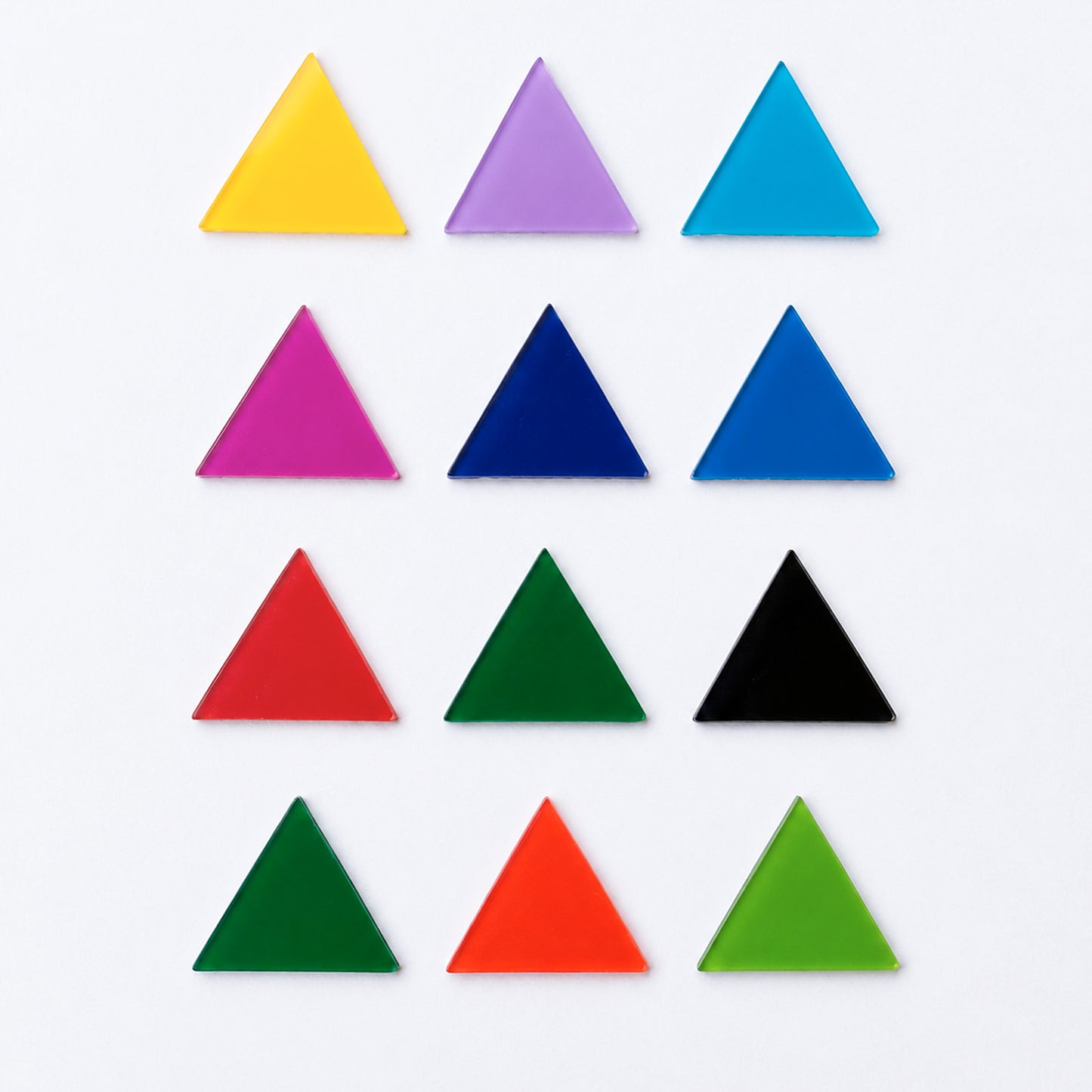Mix Color Glass Mirror-Triangle- 13MM