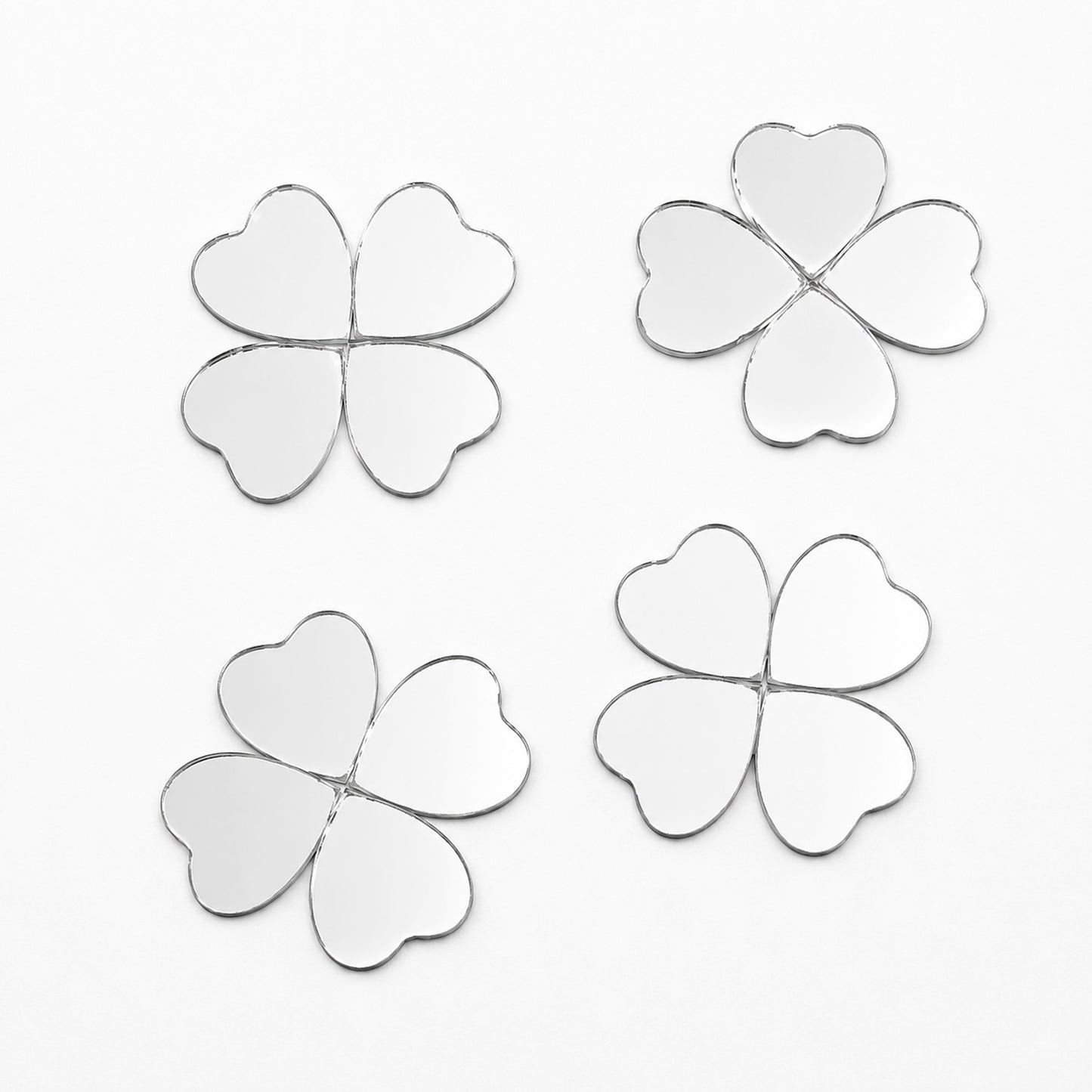 Glass Mirror- Heart 18mm