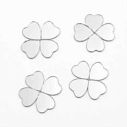 Glass Mirror- Heart 18mm