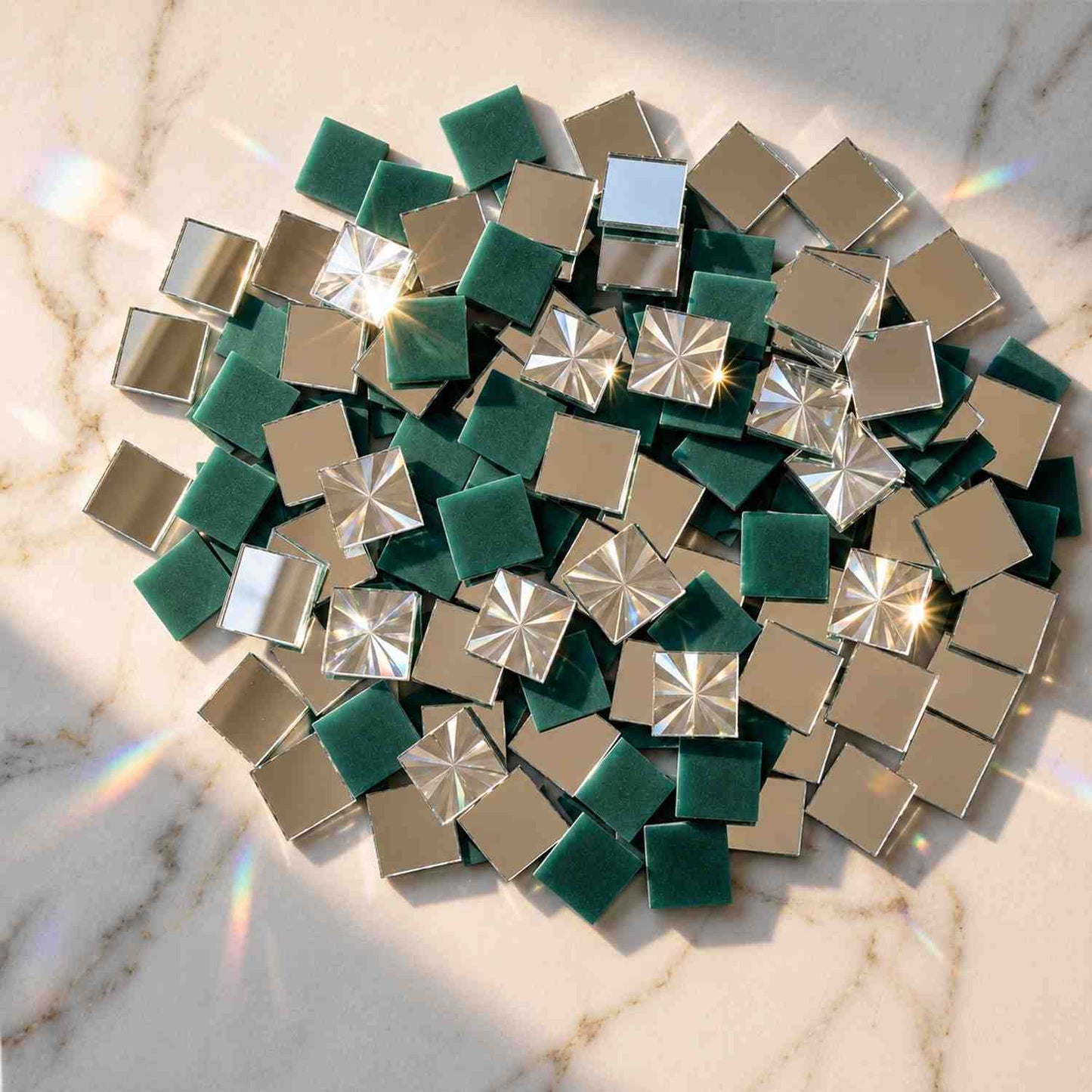 Glass Mirror- Square 12MM